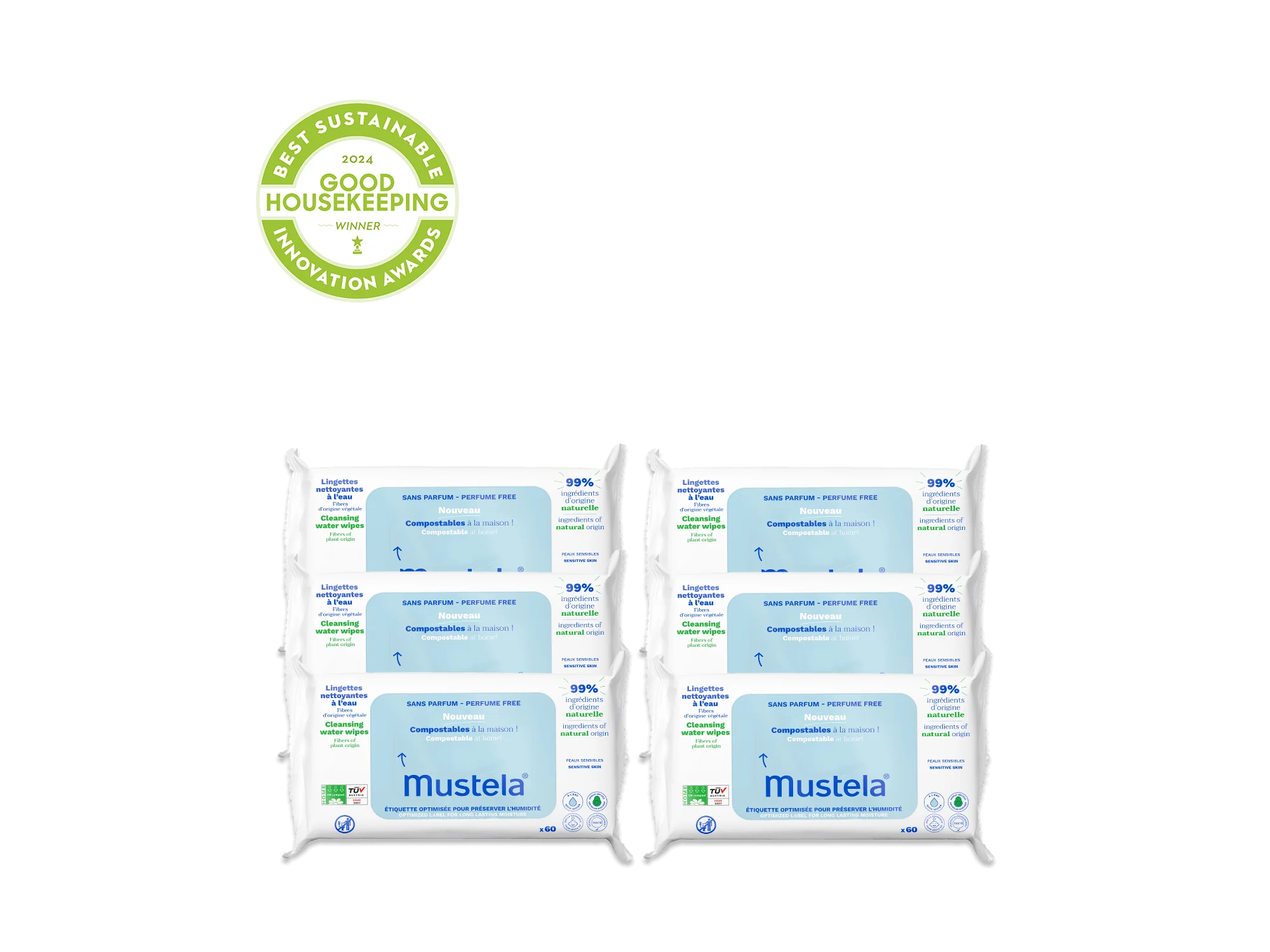 Home compostable fragrance-free wipes - Image 5